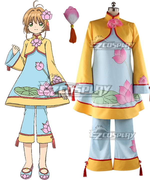 Cardcaptor Sakura: Clear Card Sakura Kinomoto Chinese Style Lotus Flower Pattern Dress Cosplay Costume
Cardcaptor Sakura: Clear Card Sakura Kinomoto Chinese Style Lotus Flower Pattern Dress Cosplay Costume