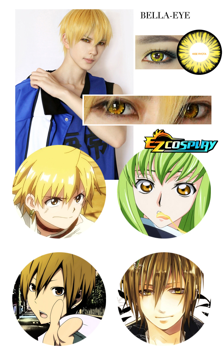 Bella Eye Generation of Miracles Kuroko's Basketball Kise Ryota Yellow Cosplay Contact Lense
Bella Eye Generation of Miracles Kuroko's Basketball Kise Ryota Yellow Cosplay Contact Lense
