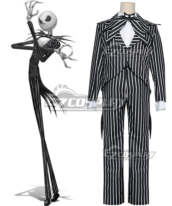 Nightmare Before Christmas cosplay Jack Skellington Stripe Uniform Costume Halloween Costume
Nightmare Before Christmas cosplay Jack Skellington Stripe Uniform Costume Halloween Costume