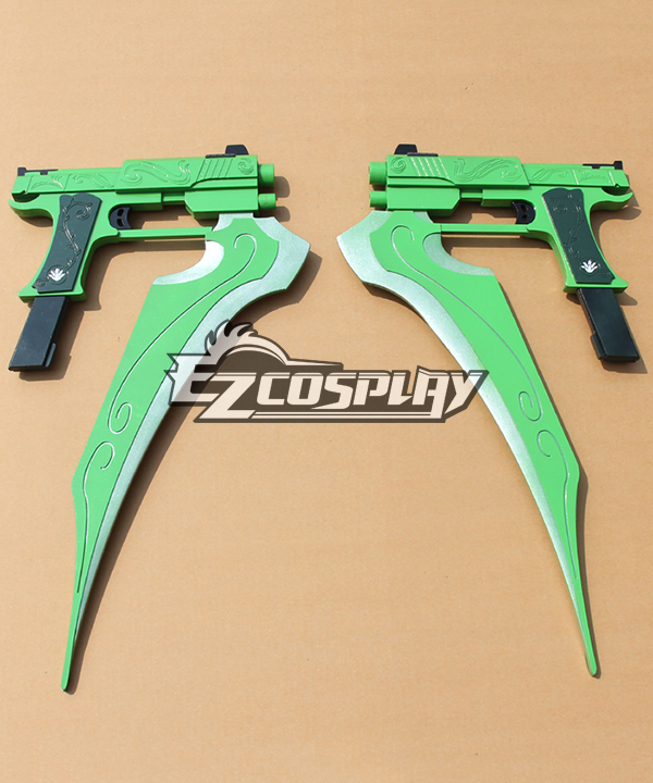 RWBY Beacon Academy Team JNPR Lie Ren Green Automatic Pistols StormFlower Cosplay Prop
RWBY Beacon Academy Team JNPR Lie Ren Green Automatic Pistols StormFlower Cosplay Prop