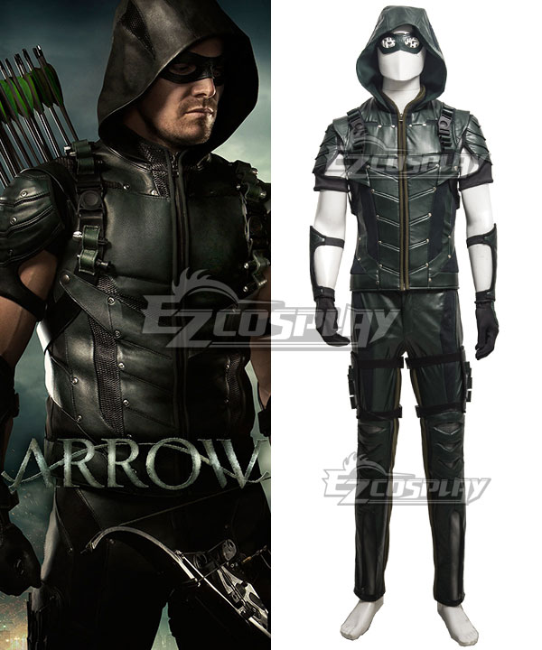 DC Comics Green Arrow Season 4 Oliver Queen Arrow Cosplay Costume - Updated Version
DC Comics Green Arrow Season 4 Oliver Queen Arrow Cosplay Costume - Updated Version