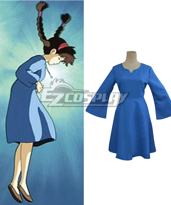 Hayao Miyazaki Laputa Castle in the Sky Princess Sheeta Lusheeta Toel Ul Laputa Blue Dress Cosplay Costume
Hayao Miyazaki Laputa Castle in the Sky Princess Sheeta Lusheeta Toel Ul Laputa Blue Dress Cosplay Costume