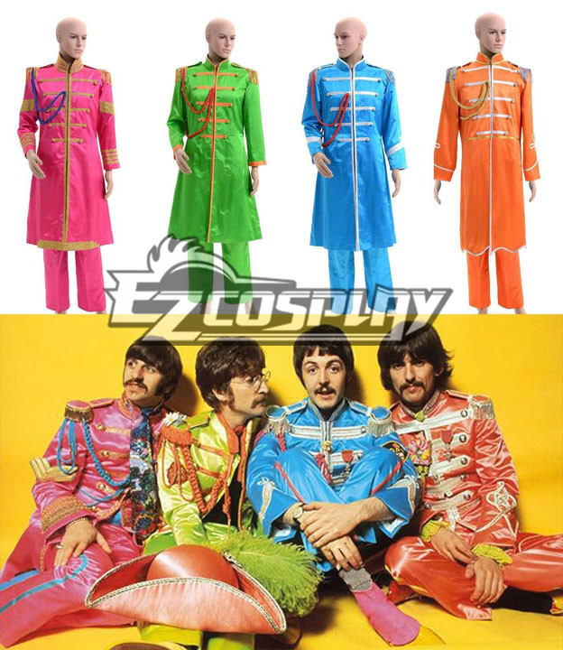 The Beatles Sgt. Pepper's Lonely Hearts Club Band Cosplay Costumes - Special Sale
The Beatles Sgt. Pepper's Lonely Hearts Club Band Cosplay Costumes - Special Sale