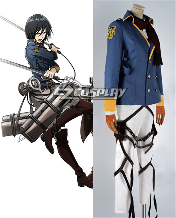Attack on Titan Shingeki no Kyojin The Recon Corp Wings of Counterattack Online Mikasa Ackerman Cosplay Costume
Attack on Titan Shingeki no Kyojin The Recon Corp Wings of Counterattack Online Mikasa Ackerman Cosplay Costume
