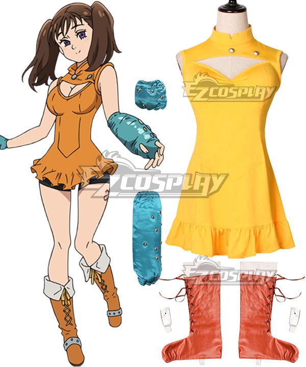 The Seven Deadly Sins: Revival of The Commandments Nanatsu no Taizai Season 2 Serpent's Sin of Envy Diane Cosplay Costume - New Edition
The Seven Deadly Sins: Revival of The Commandments Nanatsu no Taizai Season 2 Serpent's Sin of Envy Diane Cosplay Costume - New Edition