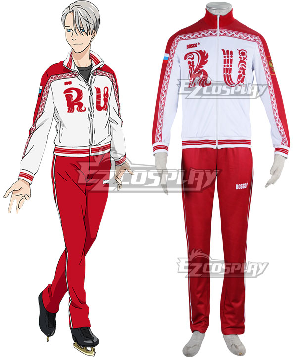 Yuri on Ice YURI!!!on ICE Victor Nikiforov Sportswear Suit Outfit Cosplay Costume - New Edition
Yuri on Ice YURI!!!on ICE Victor Nikiforov Sportswear Suit Outfit Cosplay Costume - New Edition