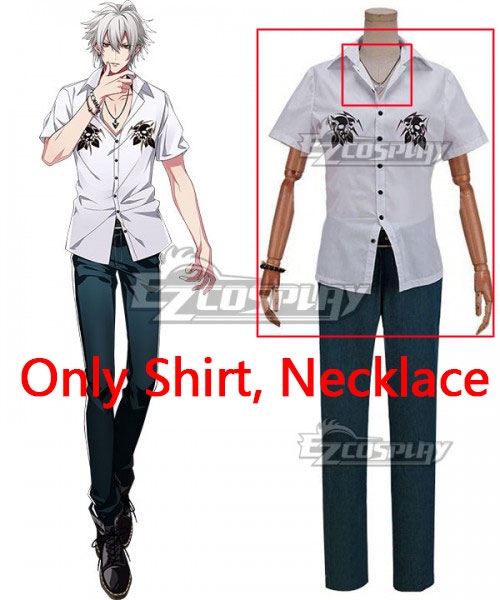Hypnosis Mic Division Rap Battle Samatoki Aohitsugi MC.Hc Hardcore Cosplay Costume - Only Shirt, Necklace
Hypnosis Mic Division Rap Battle Samatoki Aohitsugi MC.Hc Hardcore Cosplay Costume - Only Shirt, Necklace