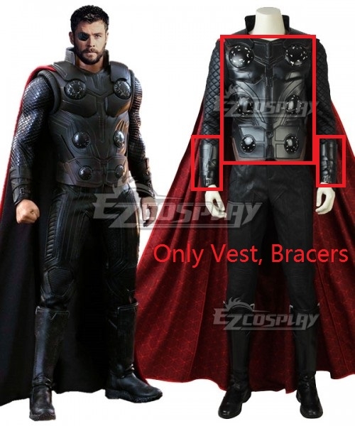 Marvel Avengers 3: Infinity War Thor Odinson Cosplay Costume - Only Vest Bracers
Marvel Avengers 3: Infinity War Thor Odinson Cosplay Costume - Only Vest Bracers