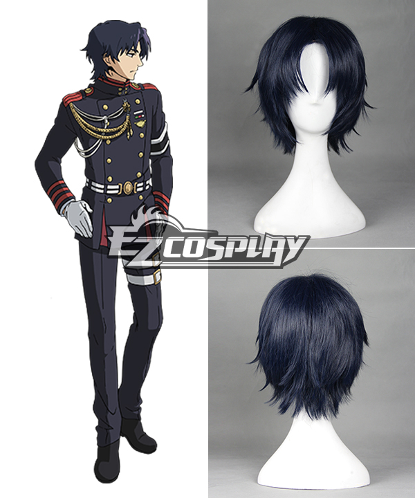 Seraph of the End Owari no Serafu Vampire Reign Guren Ichinose Ichinose Guren Short Dark Blue Cosplay Wig - 366C
Seraph of the End Owari no Serafu Vampire Reign Guren Ichinose Ichinose Guren Short Dark Blue Cosplay Wig - 366C