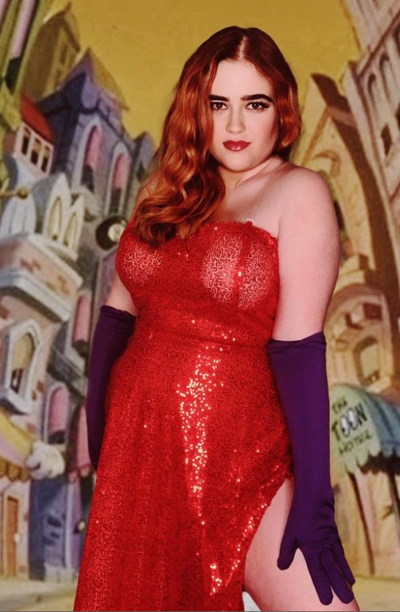 Jessica rabbit dress plus size best sale