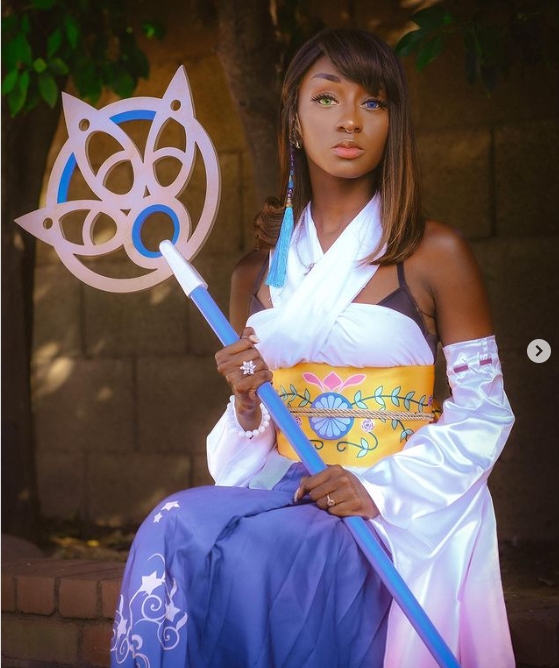 Final Fantasy X FF10 Yuna Cosplay Costume - Deluxe Version