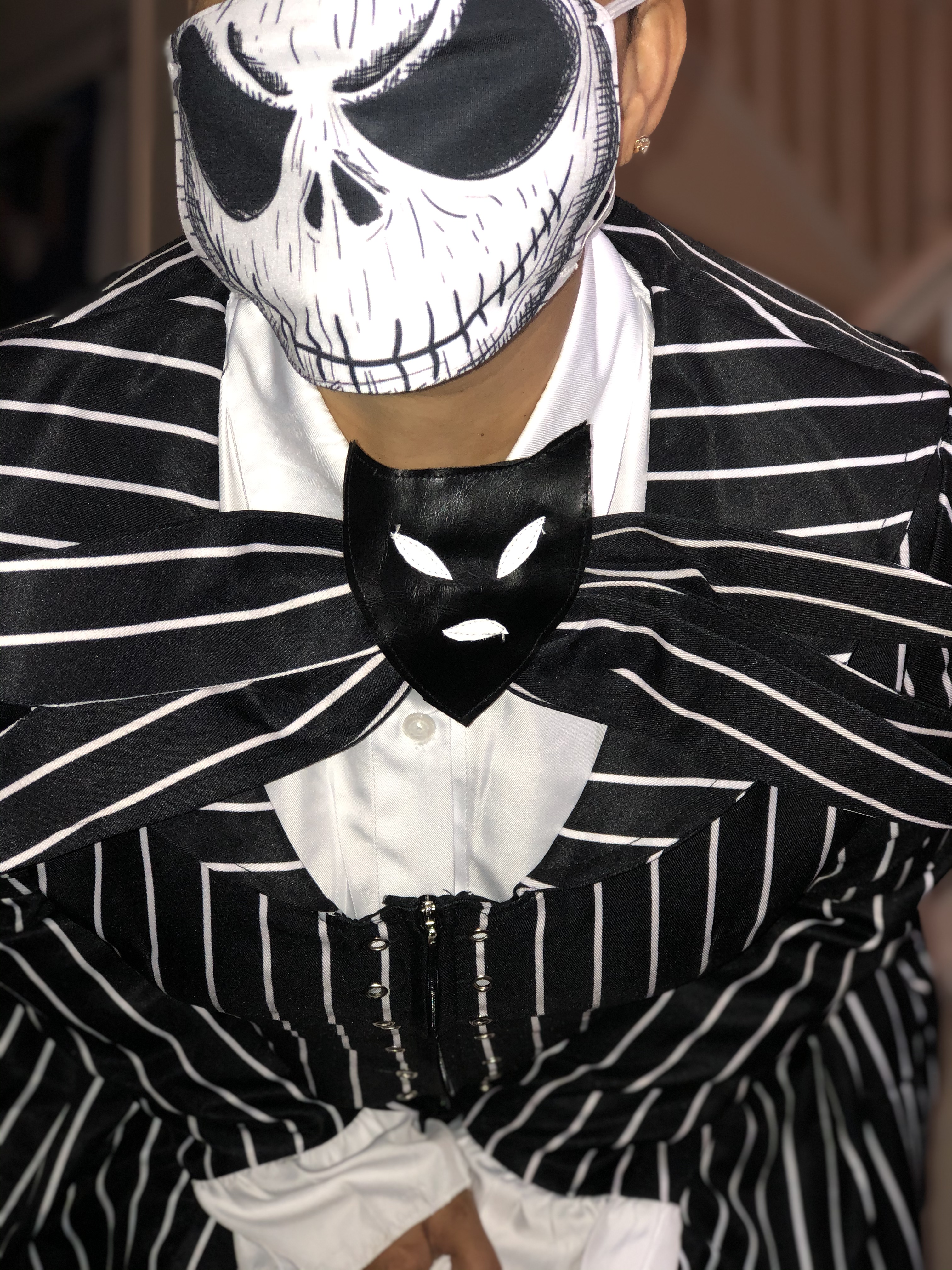 jack skellington costume bow tie