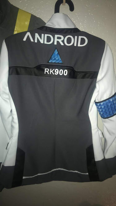Detroit: Become Human Connor White Cosplay Costume Only Coat