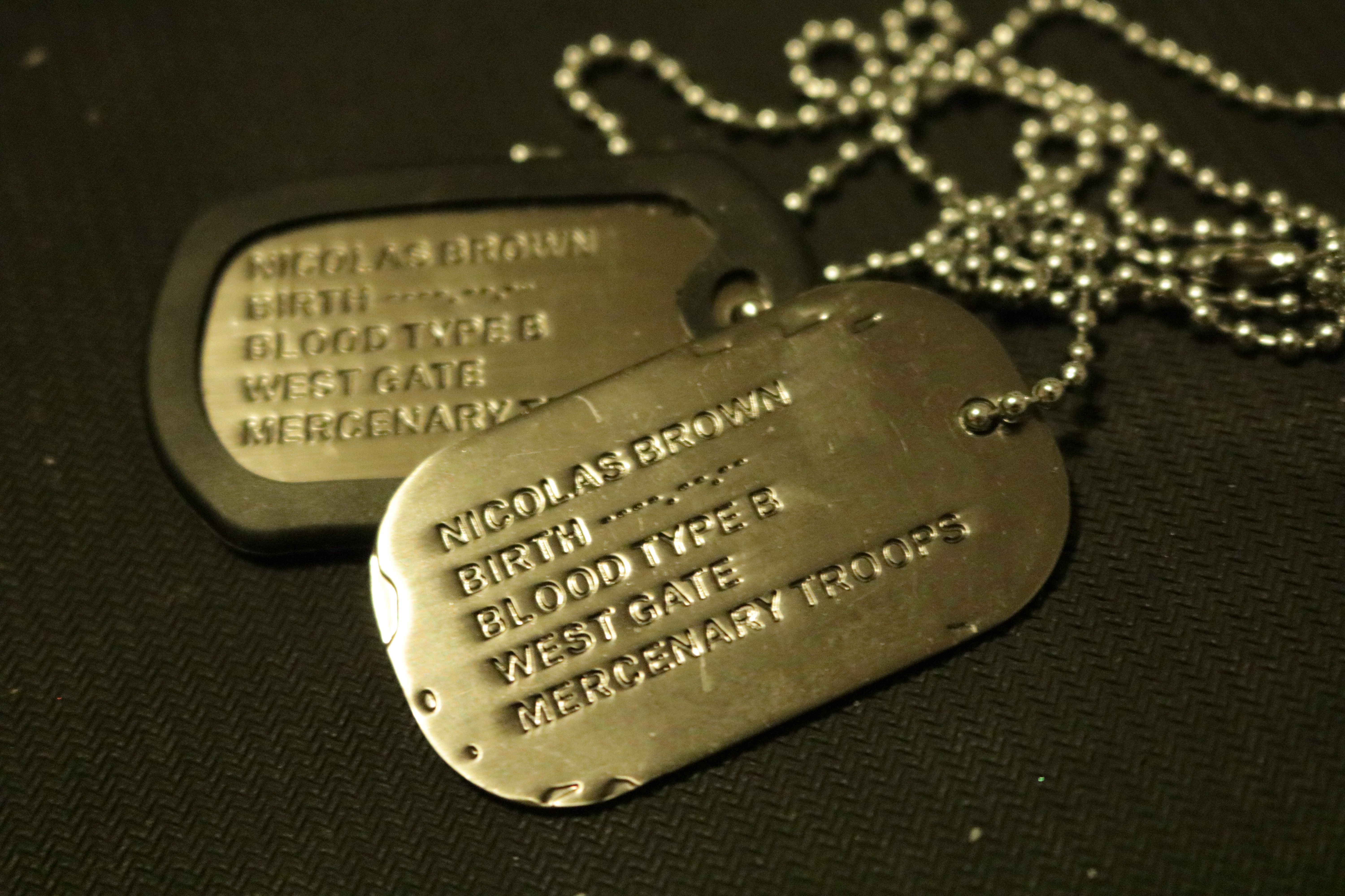 Gangsta Gyangusuta Nicolas Brown Nic Cosplay Necklace Cosplay Accessory Prop, image size:6000x4000