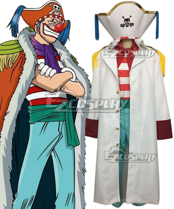 One Piece Joker Buggy Cosplay Costume