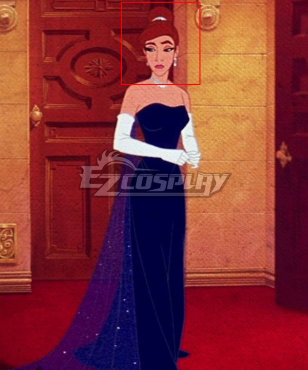 Disney Anastasia Anya Braune Cosplay-Perücke