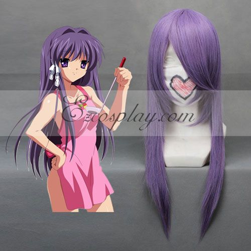 

LANNAD Fujibayashi Kyo Light Purple Cosplay Wig-032B