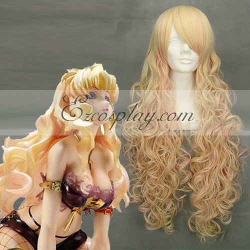 

Macross Frionter Sherly Nome Yellow Cosplay Wig-037A