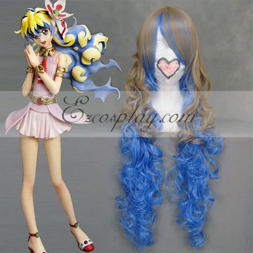 

Tengen Toppa Nia Brown&Blue Cosplay Wig-037C