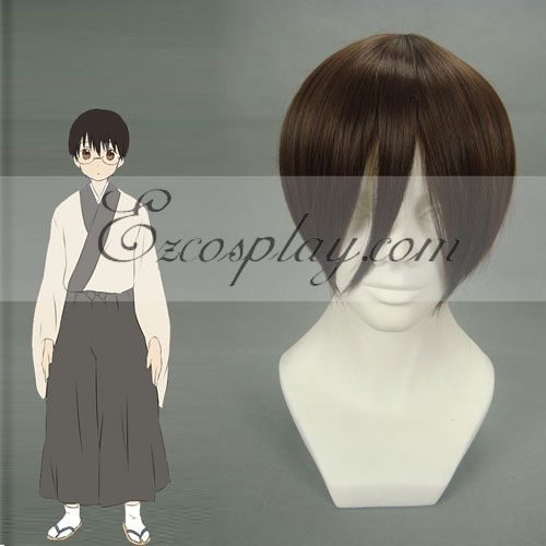 Gintama Shimura Shinpachi Brown Cosplay Wig-103A