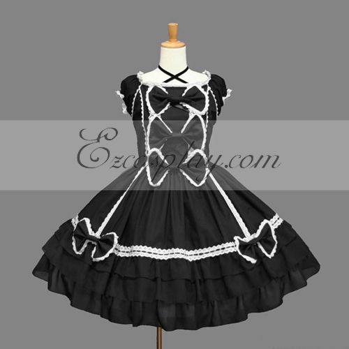 

Black Gothic Lolita Dress -LTFS0105