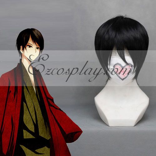

Nurarihyon no Mago Tamasiki Black Cosplay Wig-109A