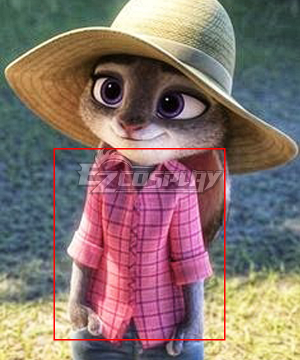 

Zootopia Judy Hopps farmer outfit Cosplay Costume Only Shirt