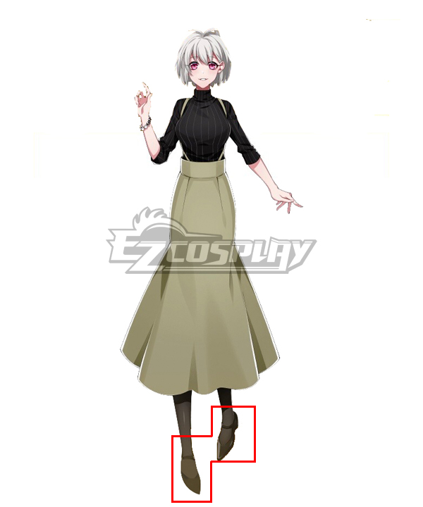 Hypnosis Mic Division Rap Battle Nemu Aohitsugi Brown Shoes Cosplay Shoes