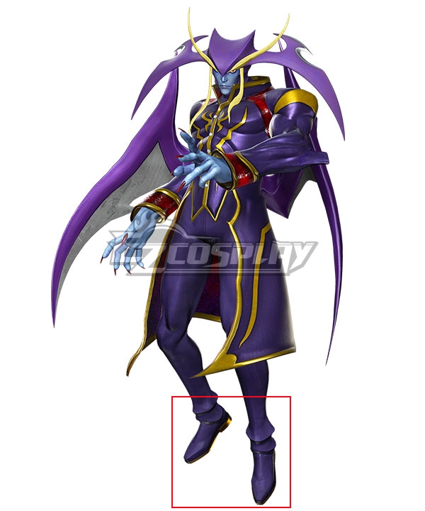 

Darkstalkers Jedah Dohma Purple Shoes Cosplay Boots