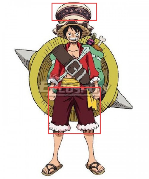 

One Piece: Stampede 2019 Movie Monkey D Luffy Cosplay Costume - Only Hat Pants