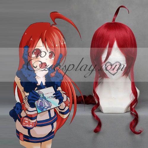 

Vocaloid Miki Red Cosplay Wave Wig-136A