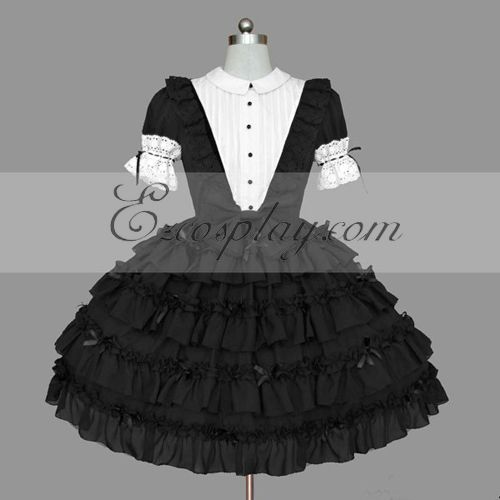 

Black Gothic Lolita Dress -LTFS0138