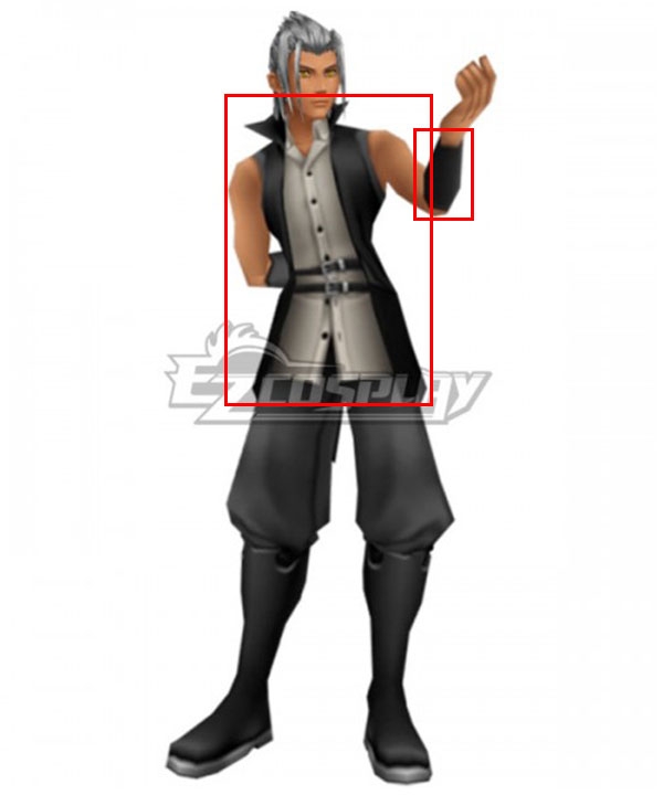 

Kingdom Hearts Young Xehanort Cosplay Costume-Only Jacket And Armbands