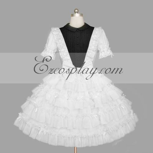 White Gothic Lolita Dress -LTFS0140