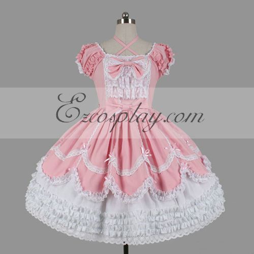 Pink Gothic Lolita Dress -LTFS0143