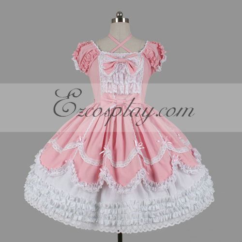 

Pink Gothic Lolita Dress -LTFS0143