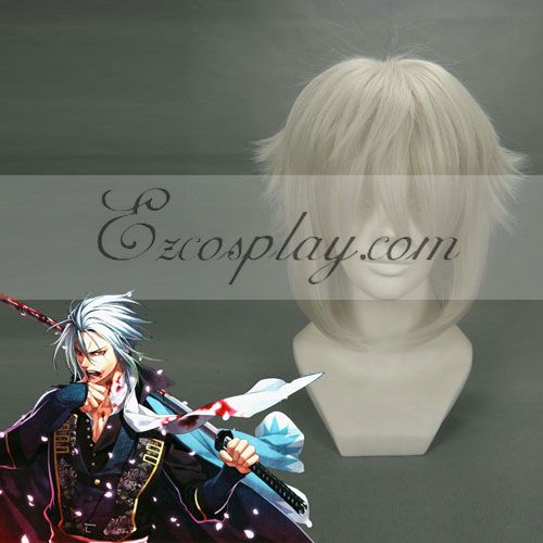 

Hijikata Toshiz Raksas White Cosplay Wig-146A