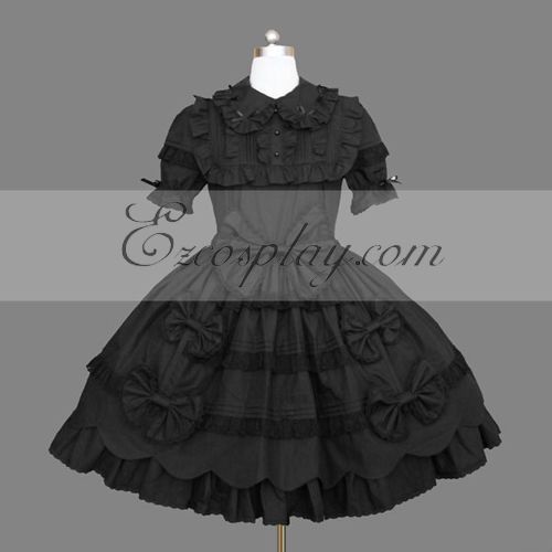 

Black Gothic Lolita Dress -LTFS0147