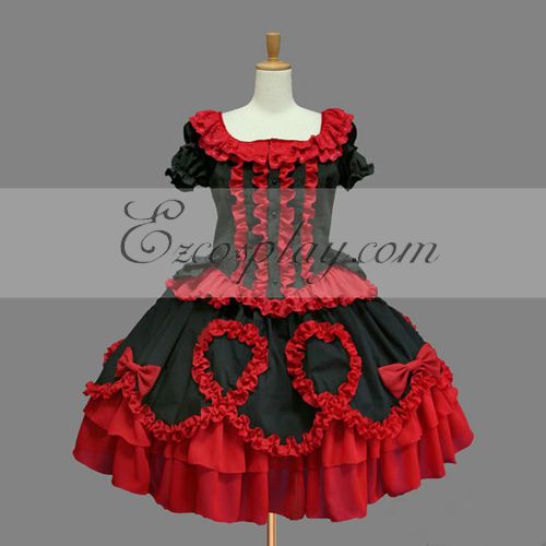 Red Gothic Lolita Dress -LTFS0148