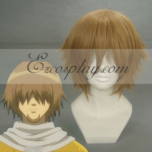 Gintama Iwami no Kami Brown Cosplay Wig-199D