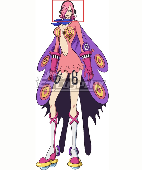 

One Piece Germa 66 Vinsmoke Reiju Pink Cosplay Wig