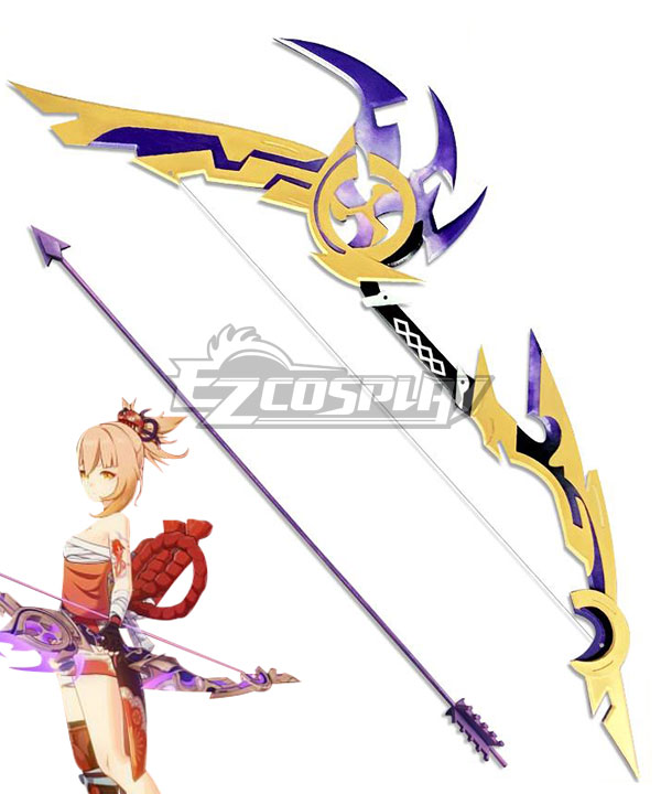 Genshin Impact Yoimiya Thundering Pulse Bow Cosplay Weapon Prop-Simple Version