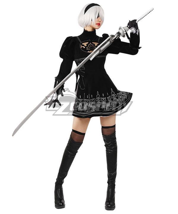 NieR Automata 2B YoRHa No.2 Type B Halloween Cosplay Costume