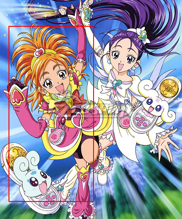 Futari wa Precure Splash Star  Futari wa Pretty Cure Splash Star  Cure Bloom pink Cosplay Costume