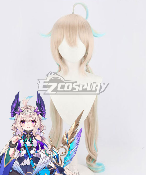 Virtual YouTuber NIJISANJI Enna Alouette White Cosplay Wig