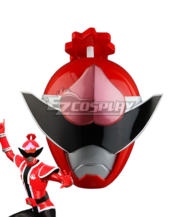 Power Rangers Super Sentai Series Avataro Sentai Donbrothers Don Taro Momoi Red Helmet Cosplay Accessory Prop