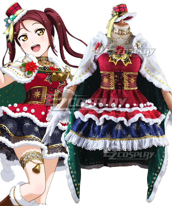 LoveLive! Sunshine!! Aqours Christmas Awakening Sakurauchi Riko Cosplay Costume