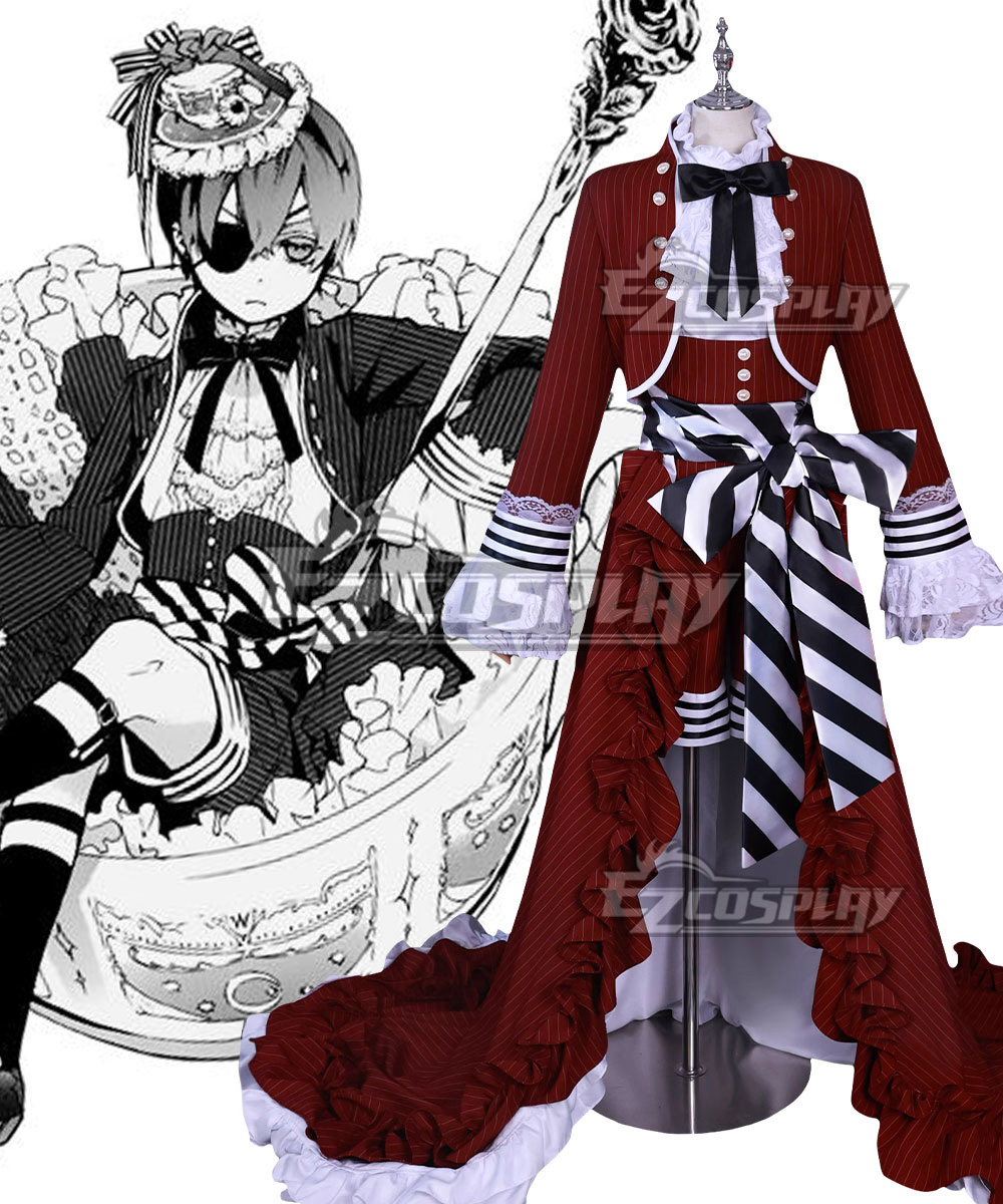 Black Butler Ciel Phantomhive Black Tea Cup Cosplay Costume