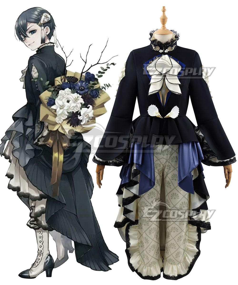 Black Butler Ciel Phantomhive Oysters Cosplay Costume