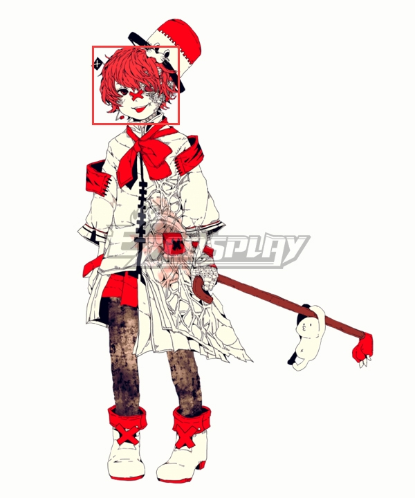 Vocaloid Fukase Red Cosplay Wig